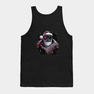 Black Santa, Santa Claus Tank Top