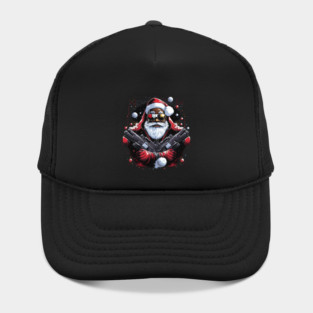 Hood Santa, Black Santa, Afro Santa, Black Christmas Hat