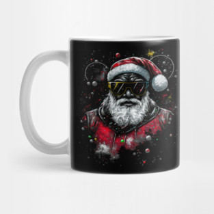 Black Santa, Afro Santa, Santa Claus, Black Christmas Mug