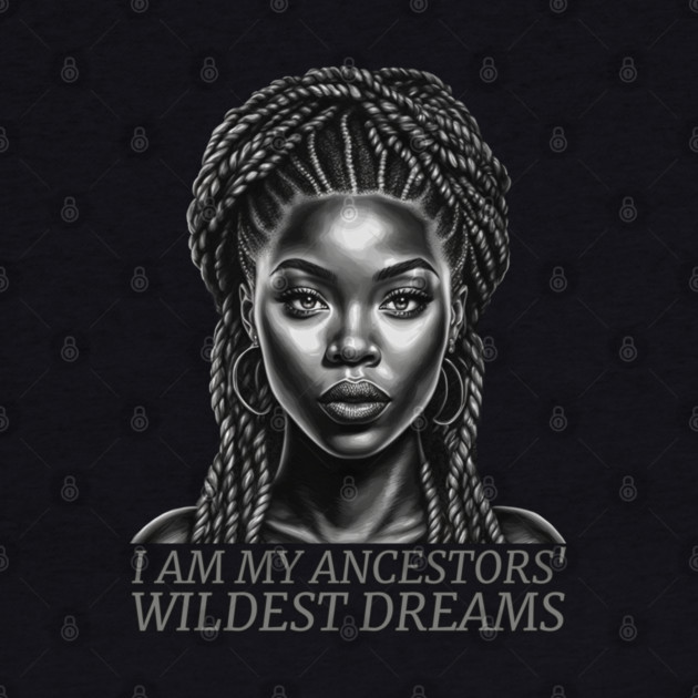 I am My Ancestors' Wildest Dreams, Black Girl Magic by UrbanLifeApparel