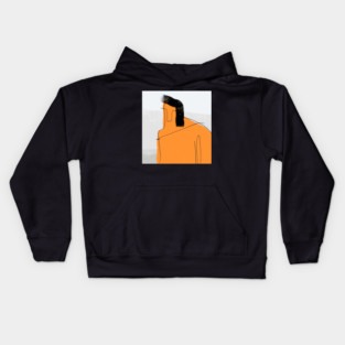 Abstract Human Figure Kids Hoodie