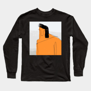 Abstract Human Figure Long Sleeve T-Shirt