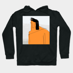 Abstract Human Figure Hoodie