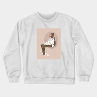 Skater in the Subway Crewneck Sweatshirt
