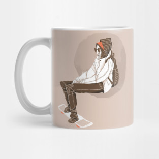Skater in the Subway Mug
