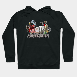 Minecraft Animals, Minecraft Gamer, Black Hoodie