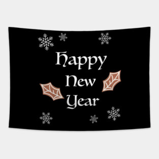 Happy New Year Tapestry
