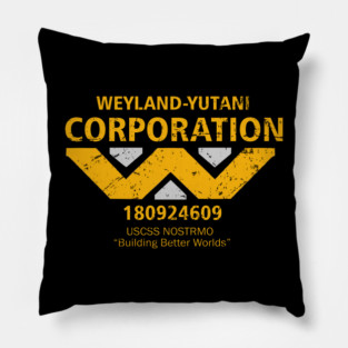 Weyland Yutani USCSS Nostromo Corporation Pillow