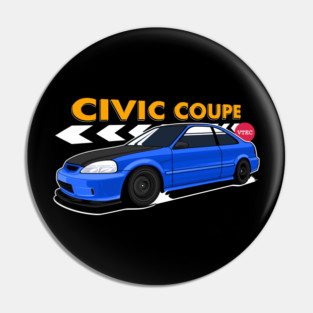 Civic Coupe JDM Cars Pin