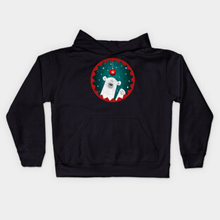 A Polar Bear Classic Christmas Kids Hoodie