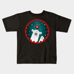 A Polar Bear Classic Christmas Kids T-Shirt