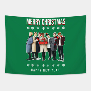 bts xmas Tapestry