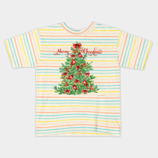 Red Cardinal Christmas Beauty B2 Kids T-Shirt