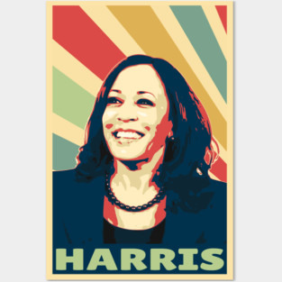 Kamala Harris Vintage Colors Posters and Art