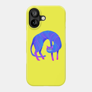 Psychedelic Crypto Cat Phone Case