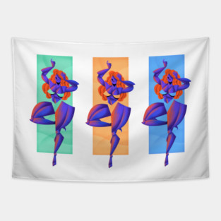Passion Dance Trio Tapestry