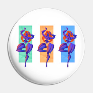 Passion Dance Trio Pin