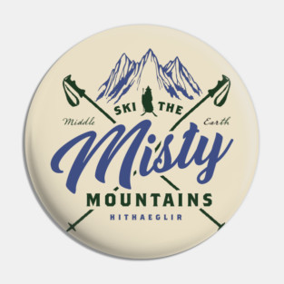 Misty Mountains Pin