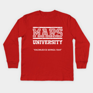 Mars University Kids Long Sleeve T-Shirt