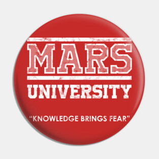 Mars University Pin