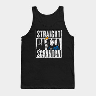 Straight Outta Scranton - Lazy Scranton Tank Top