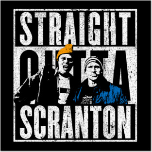 Straight Outta Scranton - Lazy Scranton Posters and Art
