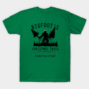 Bigfoot's Christmas Trees T-Shirt