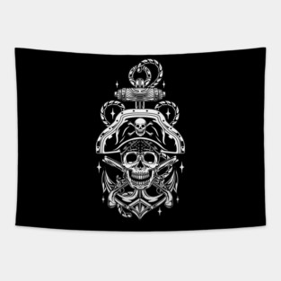 Pirate Skull Tapestry
