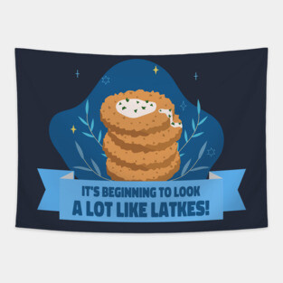 Hanukkah Latkes! Tapestry