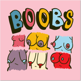 Boobs Posters and Art