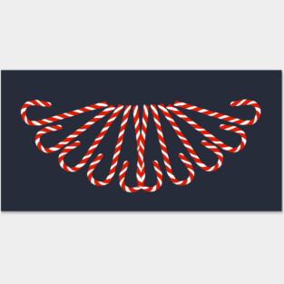 Christmas Candy Cane Posters and Art