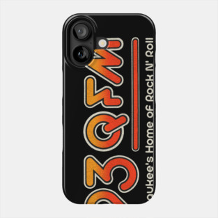 93 QFM Milwaukee's Rock N' Roll Defunct Radio Station Phone Case