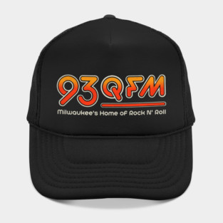 93 QFM Milwaukee's Rock N' Roll Defunct Radio Station Hat