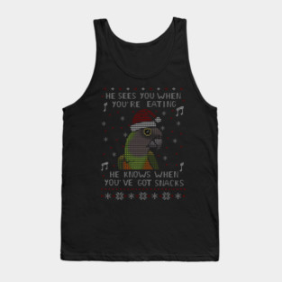 Christmas Snack Male senegal Parrot Tank Top