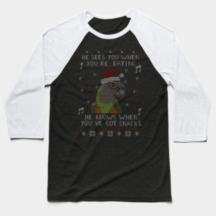 Christmas Snack Male senegal Parrot Baseball T-Shirt