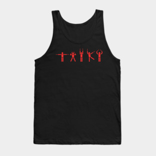 Taiko People red Tank Top