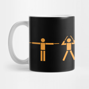 Taiko People orange Mug