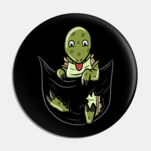 Tortoise Pocket Graphic Pin