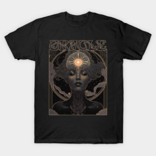 Oracle - Ancient Priestess of Prophecy Art Nouveau T-Shirt