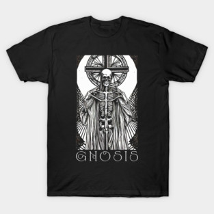 Gnosis - Gnostic Skeletal Christ Meditation T-Shirt