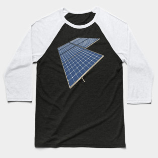 Solar Panels Renewable Energy Solar Panel Baseball T-Shirt