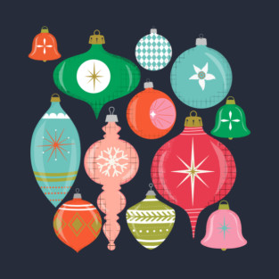 Retro Classic Christmas ornaments T-Shirt