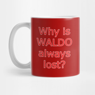Why is Waldo Lost Mug