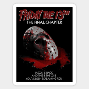 Friday the 13th, Jason Voorhees, Slasher. Horror Classic Sticker