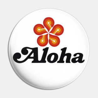 Defunct Aloha Airlines 1976 Pin