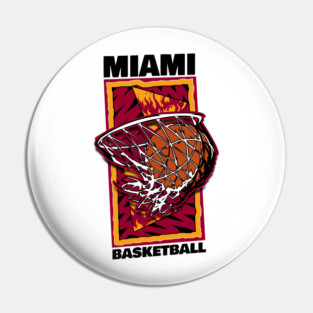 Miami Basketball 90's Style Pin