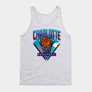 Charlotte Basketball 90s Throwback Tank Top