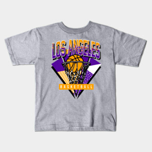 Los Angeles 90 Basketball Throwback Kids T-Shirt