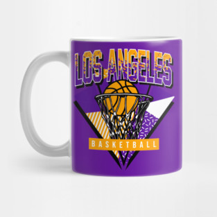 Los Angeles 90 Basketball Throwback Mug