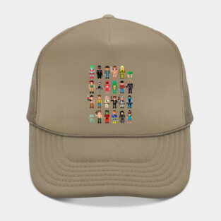 Pixel Characters Hat